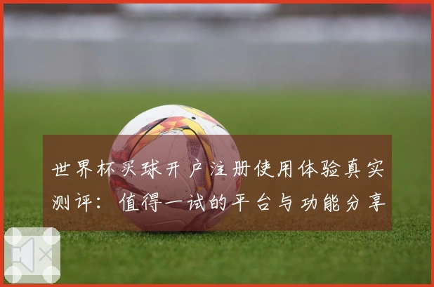 世界杯买球开户注册使用体验真实测评：值得一试的平台与功能分享